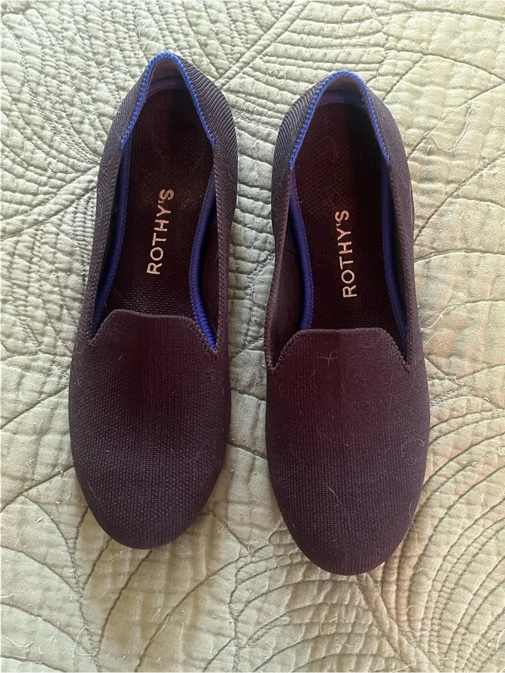 Rothy's Women's Slip-On Loafers in black